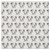 Dalmatiner-Hundekunst-Gewebe Stoff (Muster)
