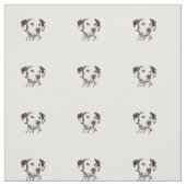 Dalmatiner-Hundekunst-Gewebe Stoff (Muster)