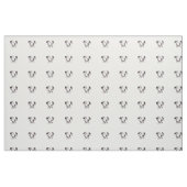 Dalmatiner-Hundekunst-Gewebe Stoff (Fat Quarter (45,7 x 55,9 cm))