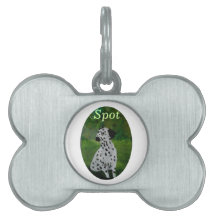 Dalmatiner Hundelainting mit Namen