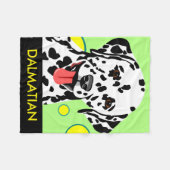 Dalmatiner-Hundeliebhaber-Geschenke Fleecedecke (Vorderseite (Horizontal))