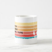 Dalmatiner-Hundeltrainer mit individuellem Retrost Kaffeetasse (Mittel)