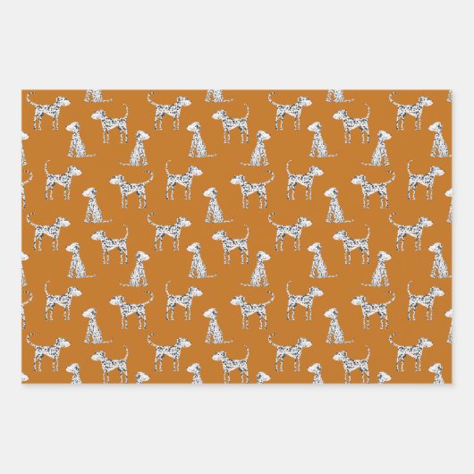 Dalmatiner-Hundemuster Geschenkpapier Set (Vorderseite 2)