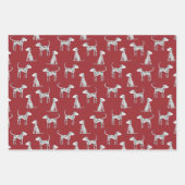 Dalmatiner-Hundemuster Geschenkpapier Set (Vorderseite)