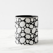 Dalmatiner-Hundemuster Zweifarbige Tasse (Mittel)