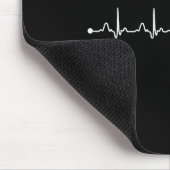 Dalmatiner-Hundemutter Besitzer Ewigkeit Herz Vale Mousepad (Ecke)