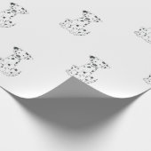 Dalmatiner-Hundeverpackungs-Papier-Geschenke Geschenkpapier (Ecke)