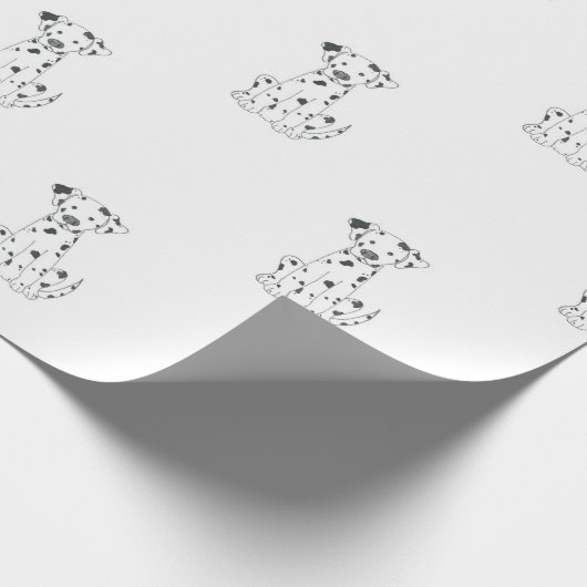 Dalmatiner-Hundeverpackungs-Papier-Geschenke Geschenkpapier (Ecke)