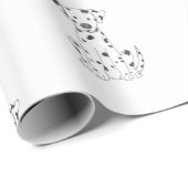 Dalmatiner-Hundeverpackungs-Papier-Geschenke Geschenkpapier (Rolleneckpunkt)