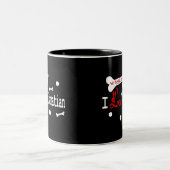 Dalmatiner (I Liebe) Tasse (Mittel)