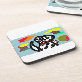 Dalmatiner im Herbst Getränkeuntersetzer (Linke Seite)