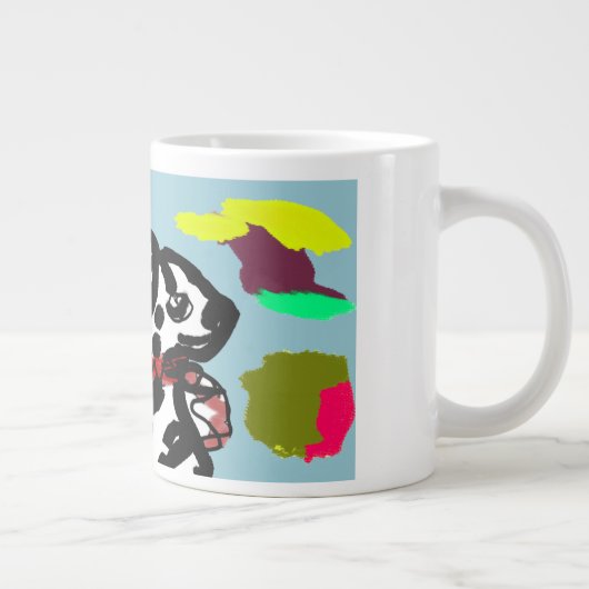 Dalmatiner im Herbst Jumbo-Tasse (Rechts)