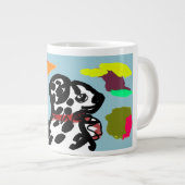Dalmatiner im Herbst Jumbo-Tasse (Vorderseite Rechts)