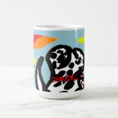 Dalmatiner im Herbst Kaffeetasse (Mittel)