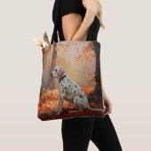 Dalmatiner im Herbst Leaves Fall Inspiriert Tasche (Von Nahem)