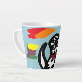 Dalmatiner im Herbst Milchtasse (Linke Ecke)