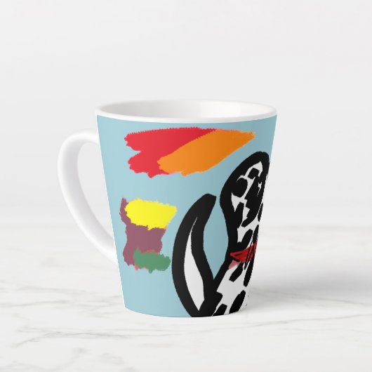 Dalmatiner im Herbst Milchtasse (Linke Ecke)