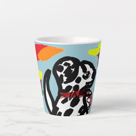 Dalmatiner im Herbst Milchtasse (Vorderseite)