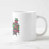 Dalmatiner im Winter Jumbo-Tasse (Rechts)