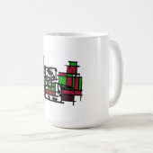 Dalmatiner im Winter Kaffeetasse (VorderseiteRechts)