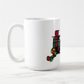 Dalmatiner im Winter Kaffeetasse (Links)