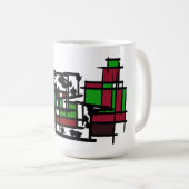 Dalmatiner im Winter Kaffeetasse (VorderseiteRechts)