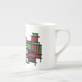 Dalmatiner im Winter Porzellantasse (Rechts)