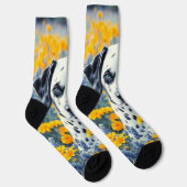 Dalmatiner in den Blume Socken (Rechts)