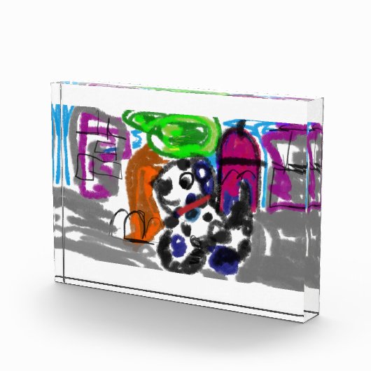 Dalmatiner in der Stadt Fotoblock (Rechts)