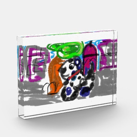 Dalmatiner in der Stadt Fotoblock (Links)