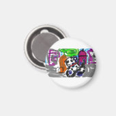 Dalmatiner in der Stadt Magnet (Vorderseite/Rückseite)