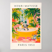 Dalmatiner in einer Badewanne, schönes Bad, Wand a Poster (Vorne)