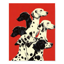 Dalmatiner in Formdruck | Bold Dog Art