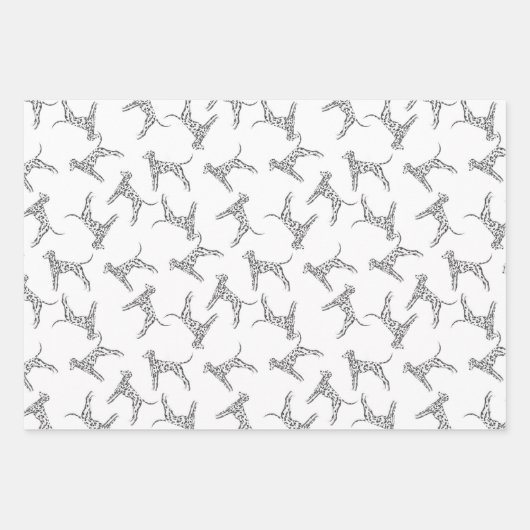 Dalmatiner in mehrere Richtungen Geschenkpapier Set (Vorderseite 2)