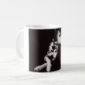 Dalmatiner in Schwarzweiss Kaffeetasse (Vorderseite Links)
