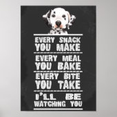 Dalmatiner jeden Snack Poster (Vorne)