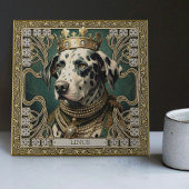 Dalmatiner Jewel Verschönerung Art Déco Personalis Fliese