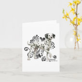 Dalmatiner Karte (Gelbe Blume)