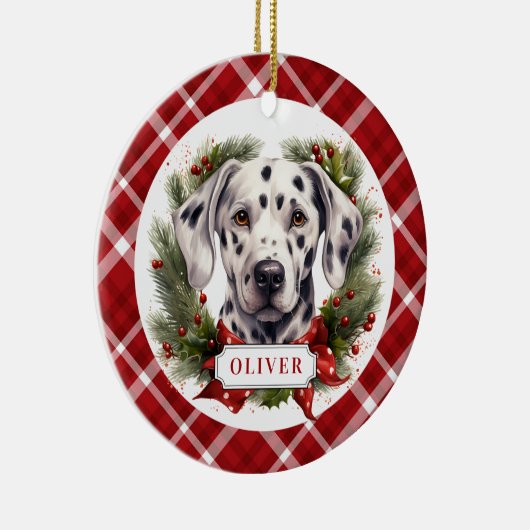 Dalmatiner Keramik Circle Ornament (Rechts)