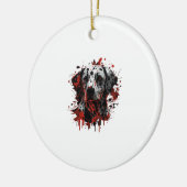 Dalmatiner Keramik Ornament (Links)