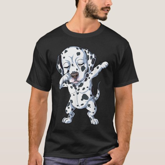 Dalmatiner Kinder Jungen Dog Lover Dab Dance Gi T-Shirt (Vorderseite)