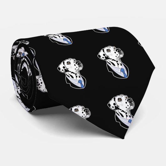 Dalmatiner-Krawatte Krawatte (Gerollt)