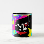 Dalmatiner Krawatte trocken Zweifarbige Tasse (Mittel)