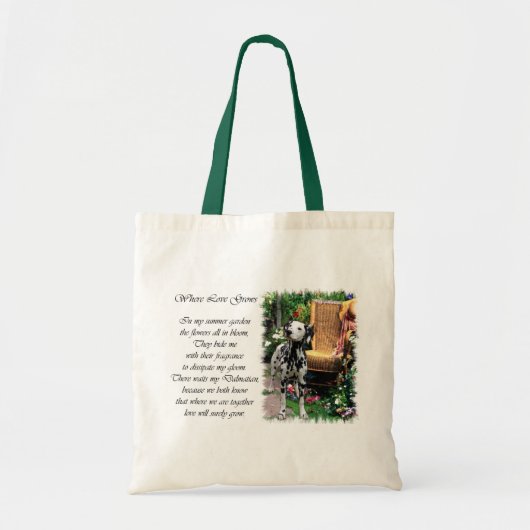 Dalmatiner Kunstgeschenke Tragetasche (Vorne)