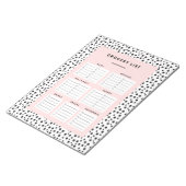 Dalmatiner | Lebensmittelliste Notizblock (angewinkelt)