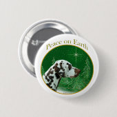 Dalmatiner (Leber) Button (Vorne & Hinten)