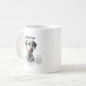 Dalmatiner (Leber) Historie Kaffeetasse (Vorderseite Links)