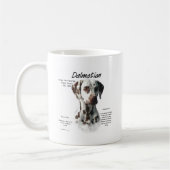 Dalmatiner (Leber) Historie Kaffeetasse (Links)