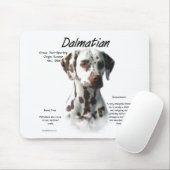 Dalmatiner (Leber) Historie Mousepad (Mit Mouse)