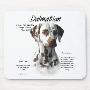 Dalmatiner (Leber) Historie Mousepad